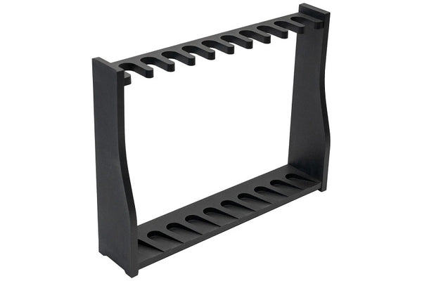 GoatGuns 1/3 Scale Die Cast 10 Slot Gun Rack, Black — Diecast Model Guns