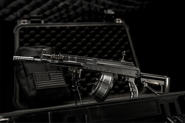 GoatGuns 1/3 Scale Die Cast RPK-16 LMG Model, Black — Diecast Replica Guns