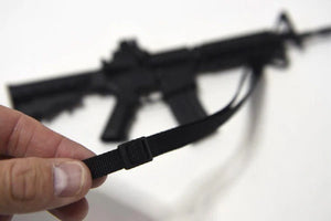 GoatGuns Miniature Sling, Black, Adjustable, for Mini AR & AK — Diecast Replica Guns