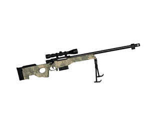 GoatGuns 1/4 Scale Die Cast Sniper Rifle Model, Digital Camo — Diecast Replica Guns