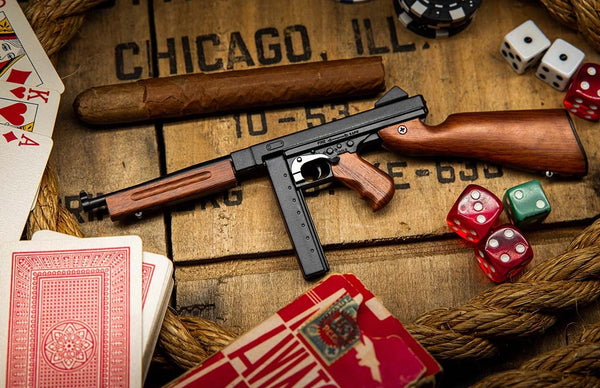 GoatGuns 1/3 Scale Die Cast TSMG Model, Black — Diecast Replica Guns