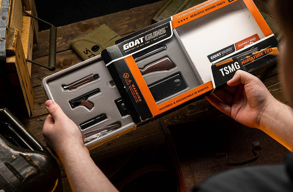 GoatGuns 1/3 Scale Die Cast TSMG Model, Black — Diecast Replica Guns