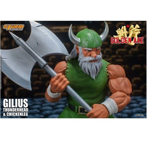 ToyShnip Golden Axe Gilius Thunderhead and Chicken Leg 1:12 Scale Action Figure — Action & Toy Figures