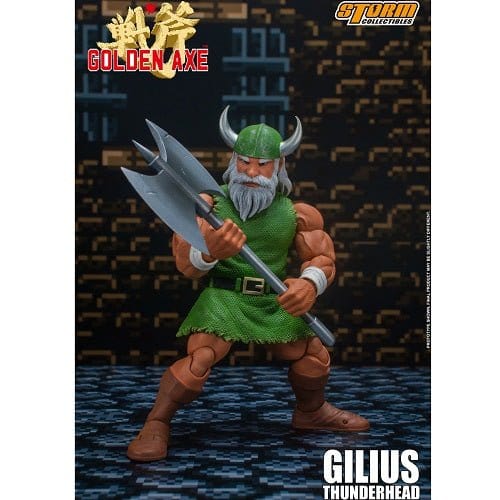 ToyShnip Golden Axe Gilius Thunderhead and Chicken Leg 1:12 Scale Action Figure — Action & Toy Figures