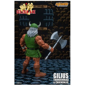 ToyShnip Golden Axe Gilius Thunderhead and Chicken Leg 1:12 Scale Action Figure — Action & Toy Figures