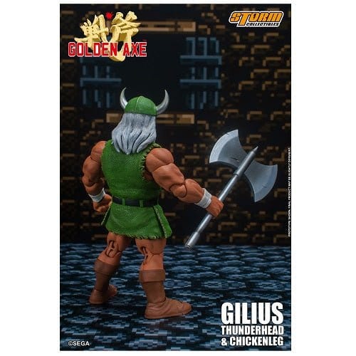 ToyShnip Golden Axe Gilius Thunderhead and Chicken Leg 1:12 Scale Action Figure — Action & Toy Figures
