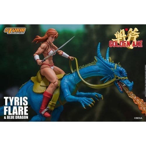 ToyShnip Golden Axe Tyris Flare & Blue Dragon 1:12 Scale Action Figure — Action & Toy Figures