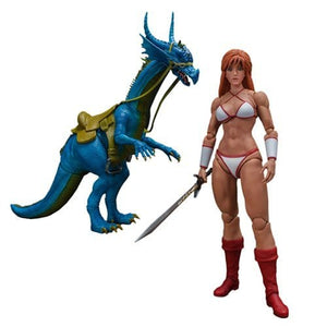 ToyShnip Golden Axe Tyris Flare & Blue Dragon 1:12 Scale Action Figure — Action & Toy Figures