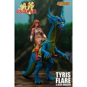 ToyShnip Golden Axe Tyris Flare & Blue Dragon 1:12 Scale Action Figure — Action & Toy Figures