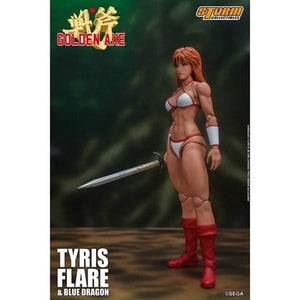 ToyShnip Golden Axe Tyris Flare & Blue Dragon 1:12 Scale Action Figure — Action & Toy Figures