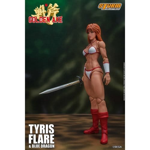 ToyShnip Golden Axe Tyris Flare & Blue Dragon 1:12 Scale Action Figure — Action & Toy Figures