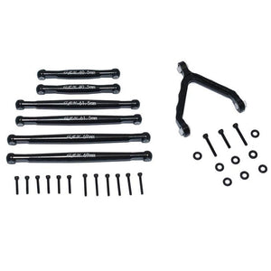GPM SCX24160-BK Aluminium Suspension Links Set Black : Axial 1/24 SCX24 Deadbolt