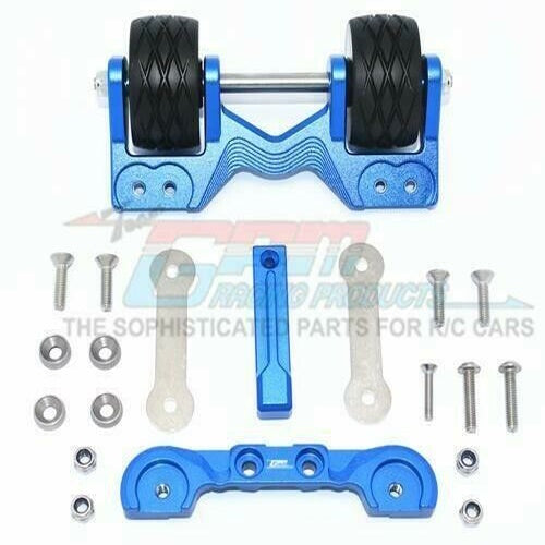 GPM TXMS040R-B Aluminum Rear Adjustable Wheelie Blue : Maxx 4WD Monster Truck