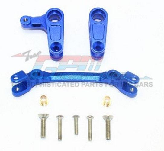 GPM MAG048-B Aluminum Steering Assembly Arrma Granite 4X4 Blue