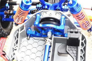 Gpm RUS4036-B Aluminum Rear Spur Gear Cover Mount Blue Traxxas 1/10 Rustler