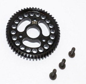 GPM SSLA054T-BK Steel Main Gear (54T) (1Pieces Set) Black Traxxas Slash 4X4