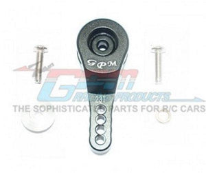 GPM Aluminum 23T Servo Horn /Built-in Spring Black Traxxas TRX-4