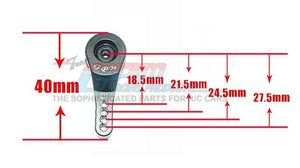 GPM Aluminum 23T Servo Horn /Built-in Spring Black Traxxas TRX-4