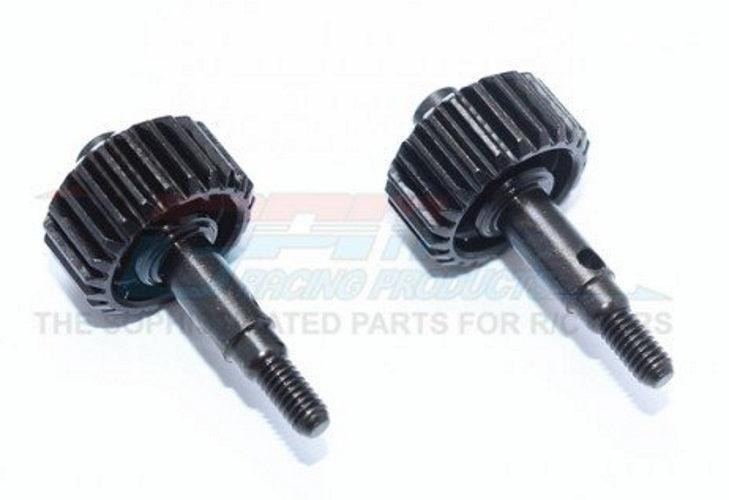 GPM Stainless Steel 45 Portal Drive Output Spindle Gear 23T Black TRA TRX-4