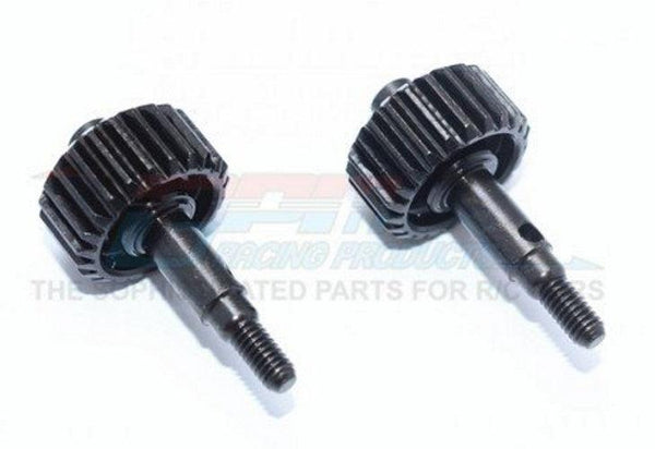 GPM Stainless Steel 45 Portal Drive Output Spindle Gear 23T Black TRA TRX-4