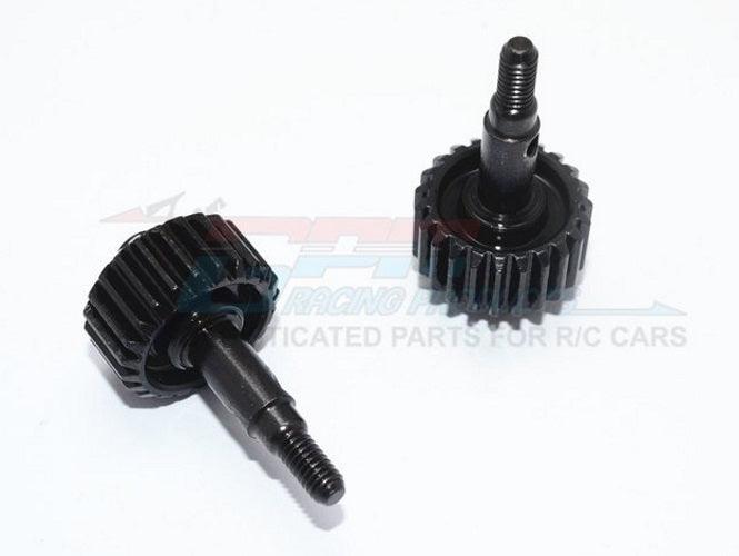 GPM Stainless Steel 45 Portal Drive Output Spindle Gear 23T Black TRA TRX-4