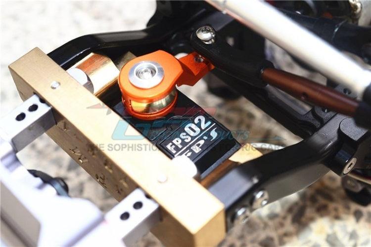 GPM Aluminum 25T Servo Horn W. Built-in Spring Blue Traxxas TRX-4