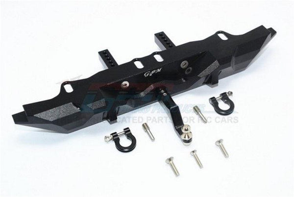 Gpm TRX4330RA-BK Aluminum Rear Bumper w/D-Rings Black Traxxas TRX4