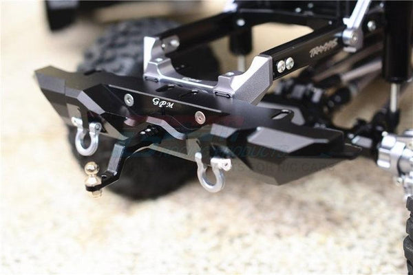 Gpm TRX4330RA-BK Aluminum Rear Bumper w/D-Rings Black Traxxas TRX4