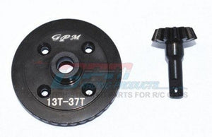 GPM Harden Steel 45 Front Differential Ring Gear & Pinion Gear Black
