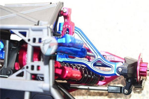 GPM Aluminum Front Upper Suspension Arm Traxxas Unlimited Desert Racer Blue