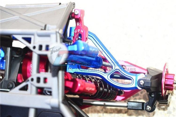 GPM Aluminum Front Upper Suspension Arm Traxxas Unlimited Desert Racer Blue
