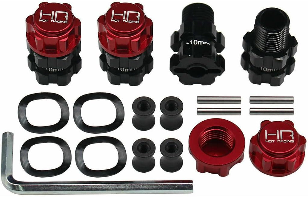 Hot Racing Aluminum Heavy Duty 17mm Hex Hubs 10mm Offset Arrma Gorgon