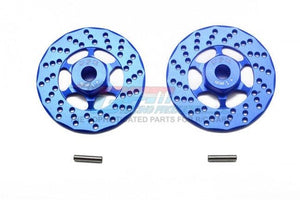 GPM ALUMINUM +1MM HEX WITH BRAKE DISC TRAXXAS 4-TEC / FORD MUSTANG GT BLUE