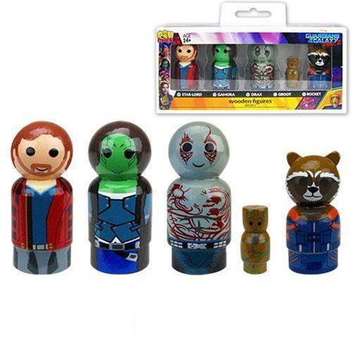 ToyShnip Guardians of the Galaxy Vol. 2 Pin Mate Wooden Figure Set of 5 — Toys & Games