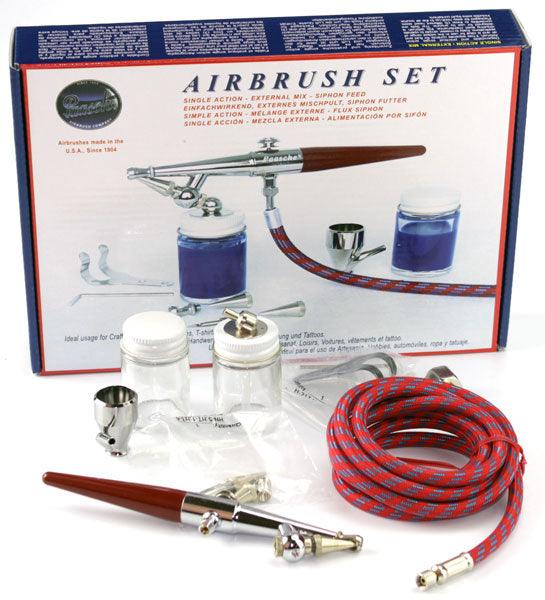 Paasche H-SET Airbrush Set (Single Action External Mix)