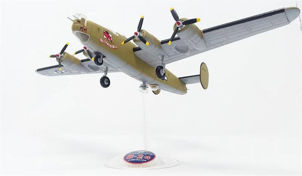 1:92 B-24J Liberator Bomber "Buffalo Bill" with Swivel Stand Plastic Model Kit
