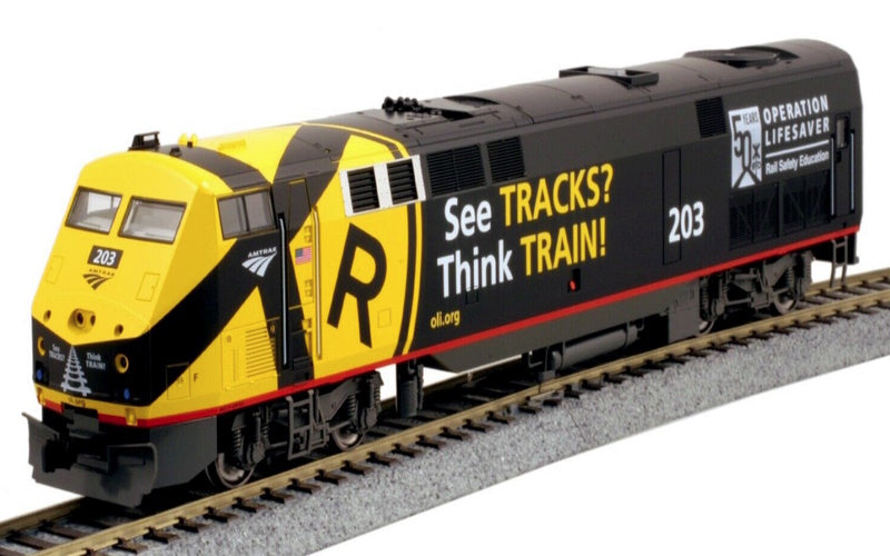 KATO 37-6119 HO Scale GE P42 Amtrak #203 Operation Lifesaver 50 YEARS Locomotive