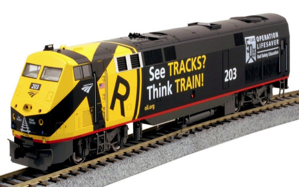 KATO 37-6119 HO Scale GE P42 Amtrak #203 Operation Lifesaver 50 YEARS Locomotive