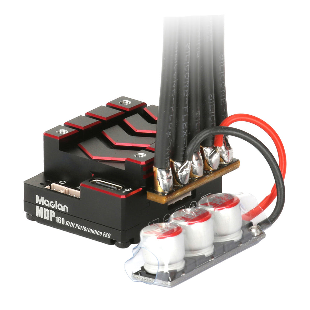 MDP 160 Drift Performance ESC, (Black/Red)