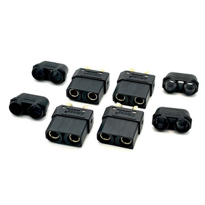 Maclan Racing Maclan XT90 Connectors, Black, 4 Female
