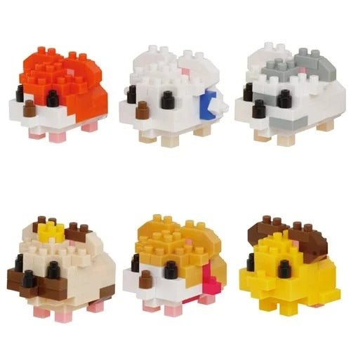 ToyShnip Hamtaro Nanoblock Mininano Blind-Bag (1 Bag with 1 Figure)