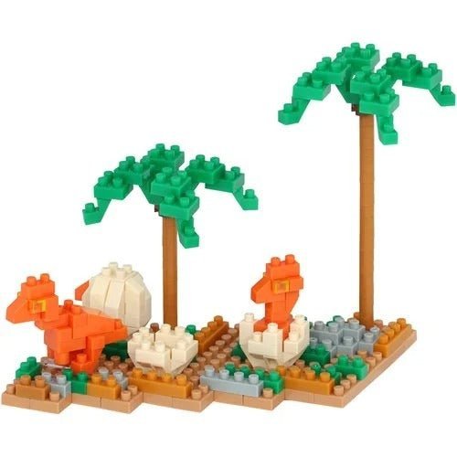 ToyShnip Hatching Tyrannosaurus Rex Dinosaur Nanoblock Constructible Figure