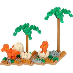 ToyShnip Hatching Tyrannosaurus Rex Dinosaur Nanoblock Constructible Figure