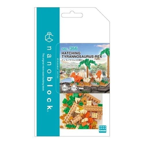 ToyShnip Hatching Tyrannosaurus Rex Dinosaur Nanoblock Constructible Figure