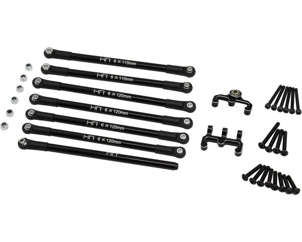 Hot Racing Aluminum 4 Link Conversion Set w/ Mount, for HPI FJ Venture
