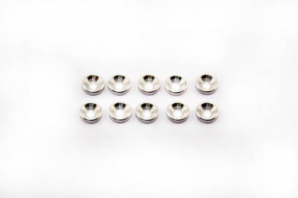 Hobao 36811 CNC Aluminum SERVO WASHERS-3mm 10PCS 1/7 Extreme VT2