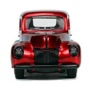 ToyShnip Hollywood Rides 1941 Ford Pickup 1:32 Scale Die-Cast Metal Vehicle with Proto-Suit Spider-Man Figure — Action Figure