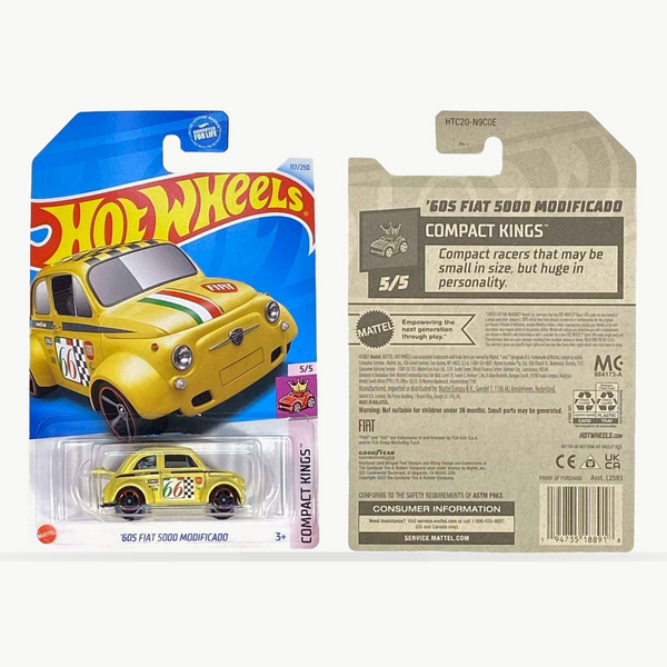 Hot Wheels '60s Fiat 5000D Modificado | Compact kings Series 5/5