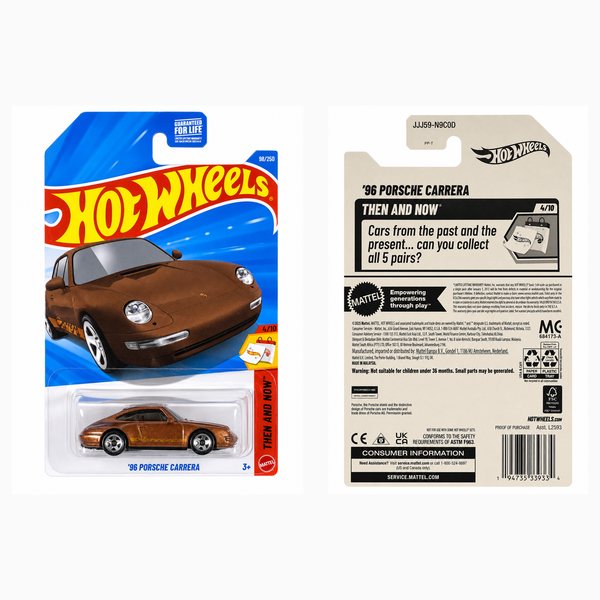 Hot Wheels ’96 Porsche Carrera | Then and Now Series 4/10