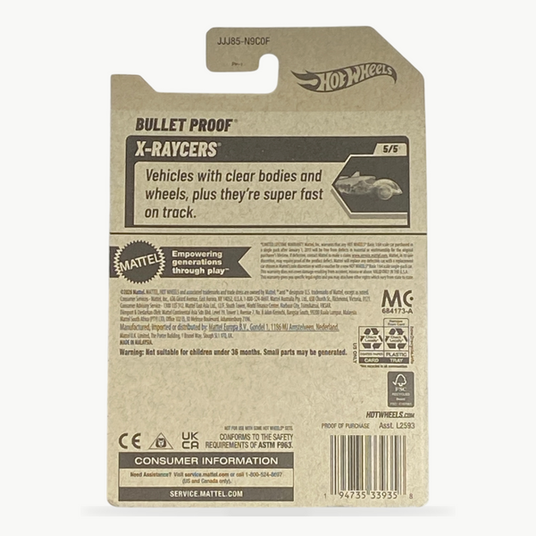 Hot Wheels Bullet Proof | X-Raycers Series 5/5